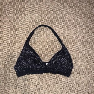 FREE PEOPLE BLACK BRALETTE